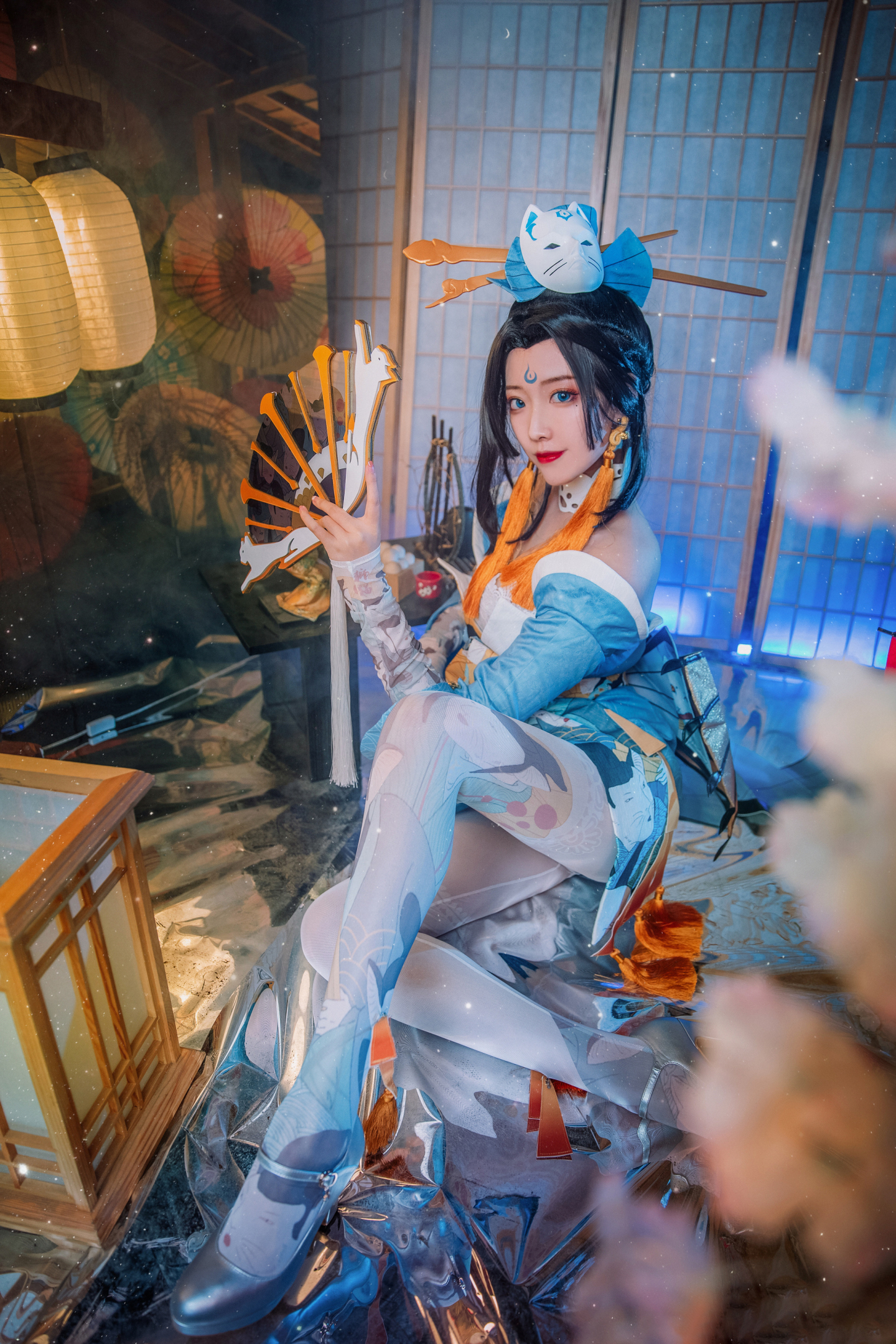 美女玩家cos:不知火舞魅语 coser:想不到名字的阿八